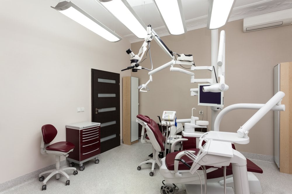Dentists chair in a medical room-1